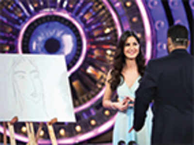 Kat and Sallu paint a pretty picture