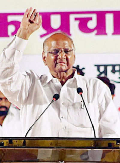 Pawar snubs Rahul after ailing Sonia skips joint poll rally