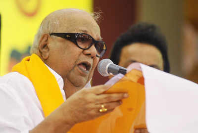 Karunanidhi to chair crucial DMK meet on January 4