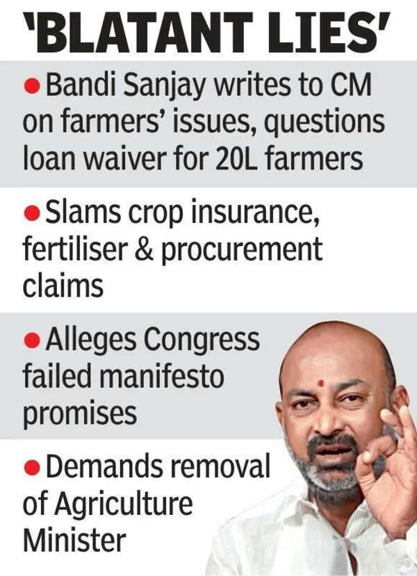 Govt failed to distribute fertilisers, says Bandi; slams agriculture min