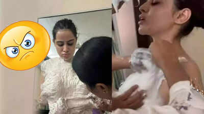 Urfi Javed Viral Video: Urfi Javed now applies POP on her body ...