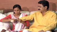 Ahmedabad: NCP leader ties ‘Rakhi’ to BJP MLA after he apologises for kicking her 