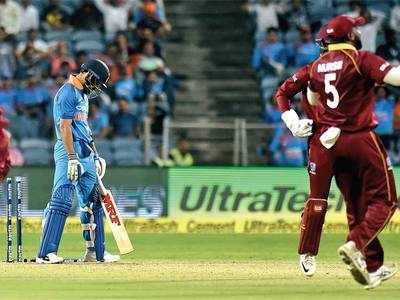 Kohli hits third consecutive ton but West Indies restore parity in series with 43-run win in Pune