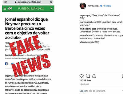 Fake News Buster: Neymar didn't beg Barcelona