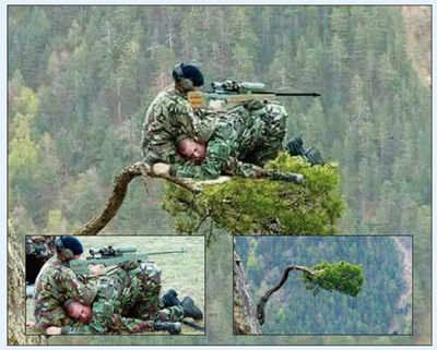 Fake News Buster:Indian Army Jawans on a Branch in Kashmir?