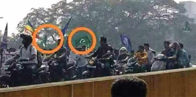 Fake News Buster: Pakistani flag raised during Dalit protest?