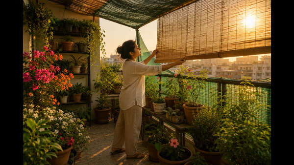 7 ways to protect your balcony garden during a severe heat wave