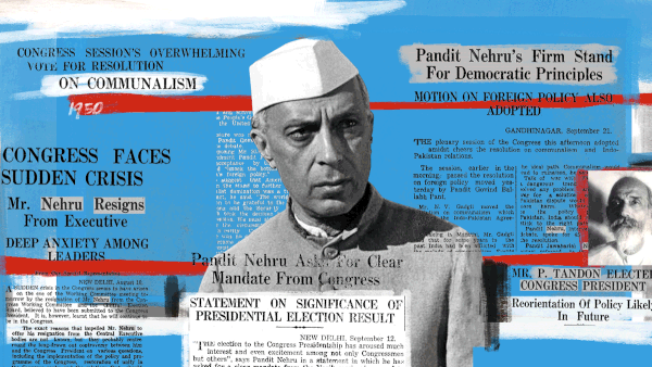 'Hindutva-secularism battle that almost broke Congress in 1951'