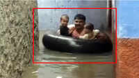 On cam: Cop saves 2 kids from drowning in flood-affected Kota 