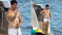 Dad-Bod alert! Nick Jonas goes shirtless, flaunts 'love handles' 