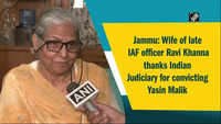 Jammu: Wife of late IAF officer Ravi Khanna thanks Indian Judiciary for convicting Yasin Malik 