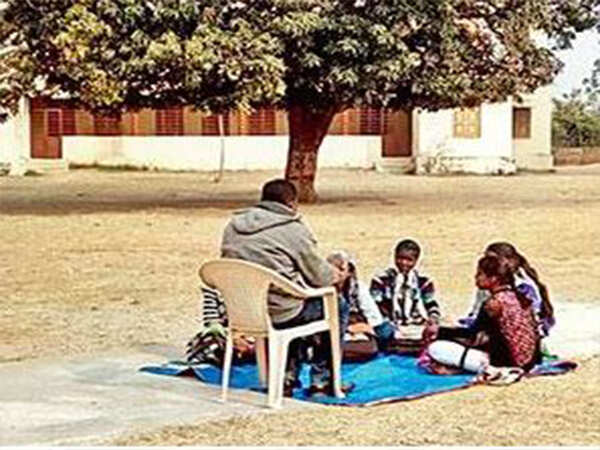 No teachers, no libraries, no labs, no blackboards, no toilets, no buildings