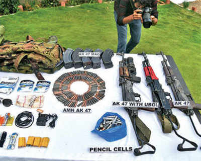 Pakistani items recovered from terrorists killed in Bandipora forests: Army