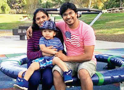 Andhra techie in US tries to save son in pool, both drown