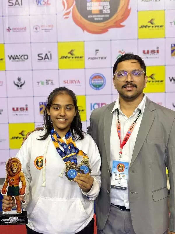 14-year-old kickboxer punches her way to national glory