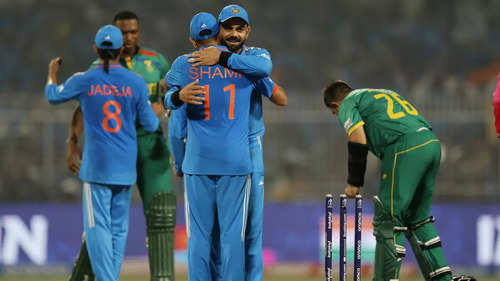 India vs South Africa highlights, Cricket World Cup 2023: India crush South  Africa by 243 runs, extend winning streak to eight matches in ODI World Cup  - The Times of India