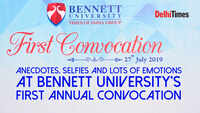 Anecdotes, selfies and lots of emotions at Bennett University's first annual convocation 