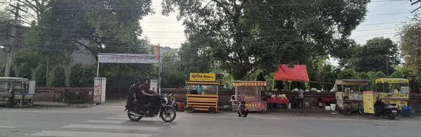 Carts, strays hound women ITI entrance
