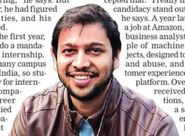 How Naveed got into Amazon US