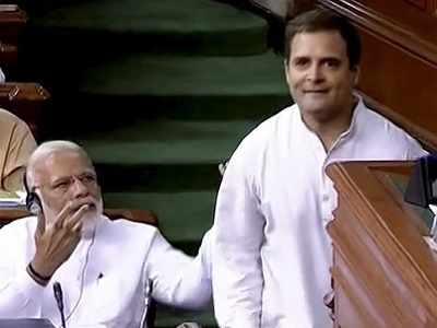 ‘Childish’, ‘New Chipko’: Rahul Gandhi’s hug and wink in Lok Sabha draw censure from BJP leaders