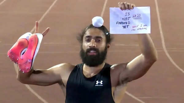 ‘Mummy, did you see the race?’ India’s fastest man’s 1st call home after 10.09s sprint