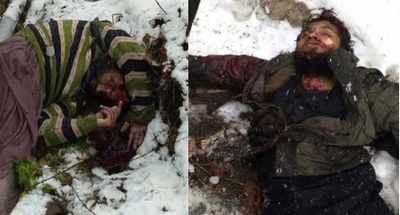 Two Pakistani terrorists killed in an encounter with security forces in Ganderbal