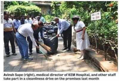 KEM says it loud and clear: Don't litter hospital premises