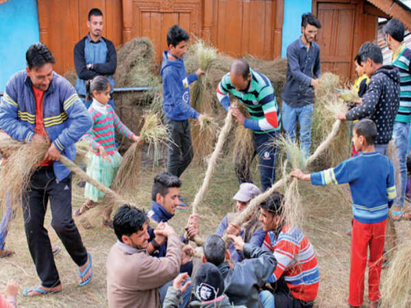A month after Diwali, hills erupt in Bagwal celebrations