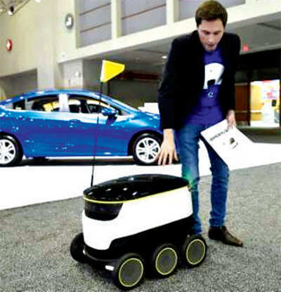 New wave of robots to door-deliver goods