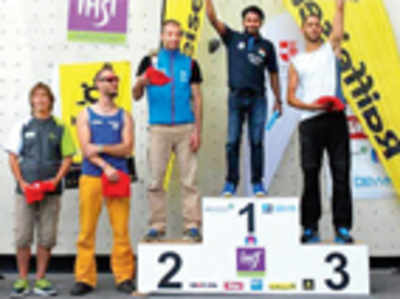 Paraclimber clinches gold at world championship