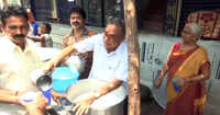 Meet this Andhra Pradesh’s man who distributes buttermilk to passers-by to help them beat the heat 