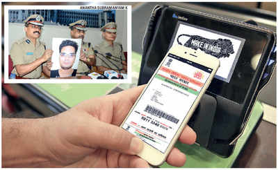 Techie arrested over Aadhaar app