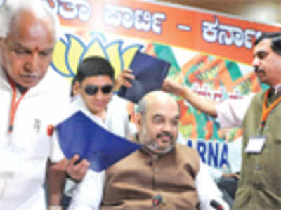 Amit Shah peeved with slow party enrolments