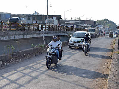 Bridge across River Mithi stuck for lack of an NOC