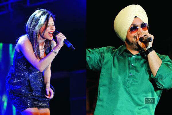 Kanika Kapoor, Raftaar, Deep Mani perform at Kingdom of Dreams in Gurgaon