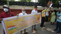Delhi: Nepalese protest against China and KP Oli Government 