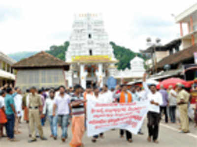 Suprabhata to be played loudly at temple
