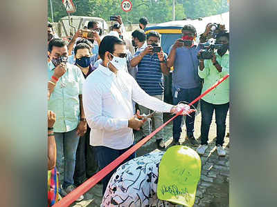 Kalyan road inaugurated twice; Sena, BJP line up to claim credit for the construction