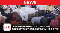 Row erupts over Gurdwara committee president bowing down to Anil Vij's feet while dancing 