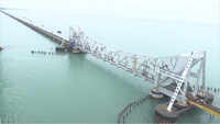 Rameswaram: Maintenance, repair work at Pamban Railway Bridge underway amid Covid-19 lockdown 