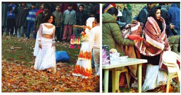 After Fitoor, another film unit visits the valley