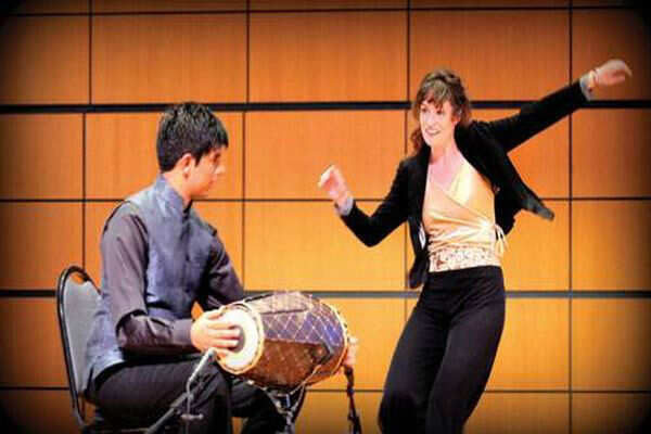 Tap dancing to the King of Percussion