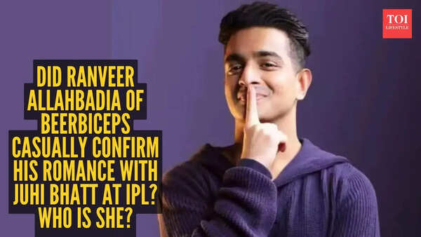 Did Ranveer Allahbadia of BeerBiceps casually confirm his romance with Juhi Bhatt at IPL? Who is she?
