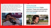 Actor Aditya Seal trolled for comparing 'Avengers: Endgame' to 'Student of the Year 2' 