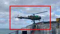 On cam: Indian Army helicopter in operation to control oil spill near Mauritius 