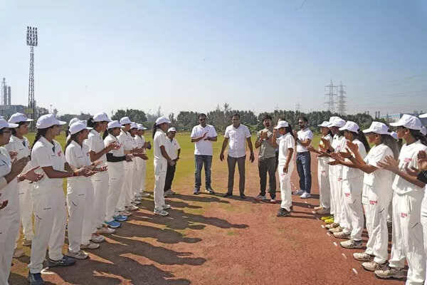 Girls district cricket team selection trials today