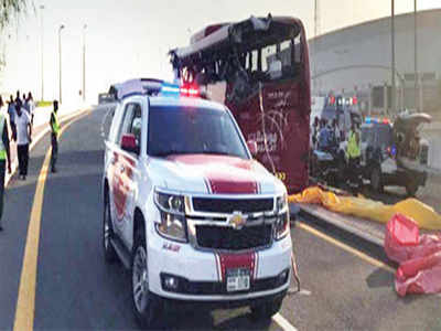 Dubai bus crash kills 17, including 12 Indians