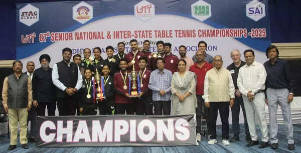 PSPB, RBI clinch team titles at Senior National & Inter-State TT Championship