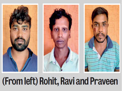 Caught triple-riding, these three assaulted a lady cop