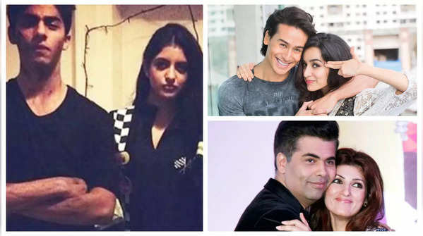 Twinkle Khanna-Karan Johar, Shraddha Kapoor-Tiger Shroff, Aryan Khan-Navya Naveli Nanda: Bollywood celebs who are childhood friends